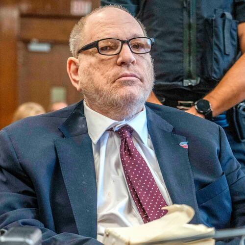 Harvey Weinstein appears in Manhattan criminal court on Tuesday, May 12, 2026, in New York. (Steven Hirsch/New York Post via AP, Pool)