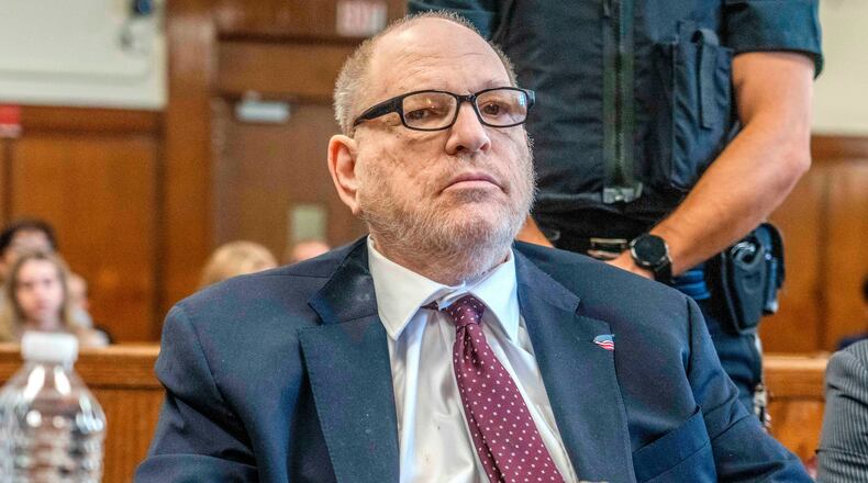 Harvey Weinstein appears in Manhattan criminal court on Tuesday, May 12, 2026, in New York. (Steven Hirsch/New York Post via AP, Pool)