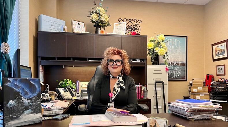 Paulding County Election Director Deidre Holden does not expect a repeat of the tumult that followed the 2020 election to happen again this year, although she is predicting a close election and the expected recounts. “We’re stronger because of 2020," she said. "We’re prepared.” (Patricia Murphy/AJC)