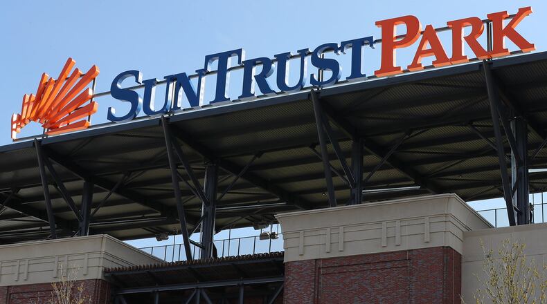 The Braves’ first regular-season game in SunTrust Park is on April 14 against the Padres. (Curtis Compton/ccompton@ajc.com)