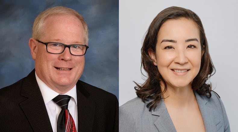 Incumbent David Chastain and Catherine Pozniak are both running for the Cobb County Board of Education Post 4 seat.