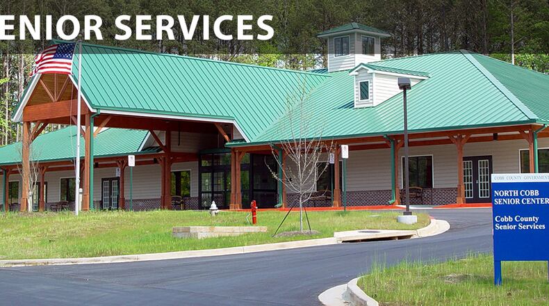 The North Cobb Senior Center in Acworth will be renovated and expanded. Courtesy of Cobb County