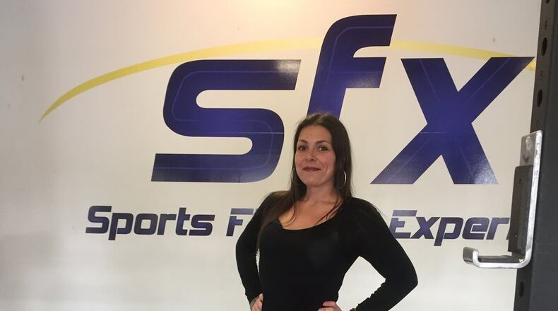 Kara Skalko at 148 pounds in December. (Kara Skalko)