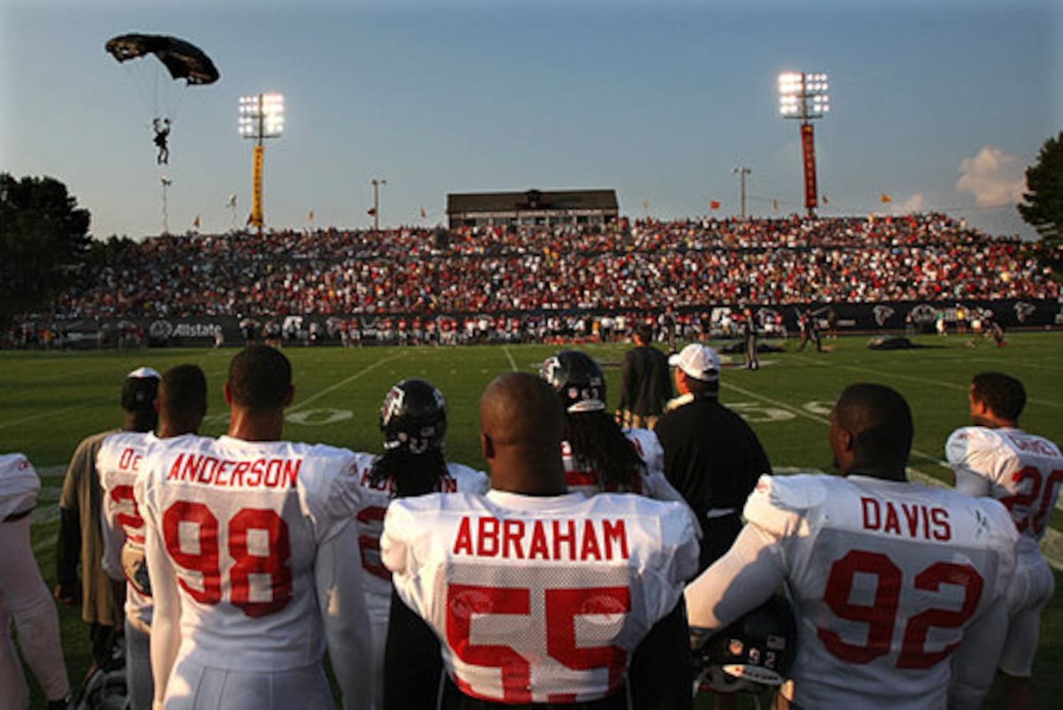 Atlanta Falcons Scrimmage at Brookwood High School