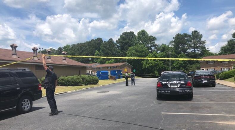 Shots were fired after a foot chase in South Fulton on Tuesday.