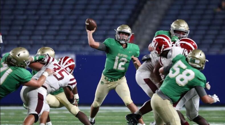 Buford quarterback Aaron McLaughlin