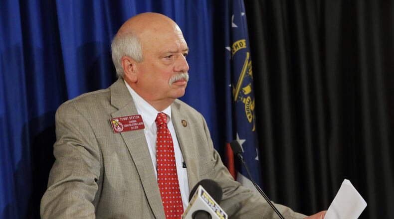 State Rep. Tommy Benton, R-Jefferson, a strong proponent of Confederate history, was recently appointed to a committee to study civics education in Georgia. BOB ANDRES /BANDRES@AJC.COM