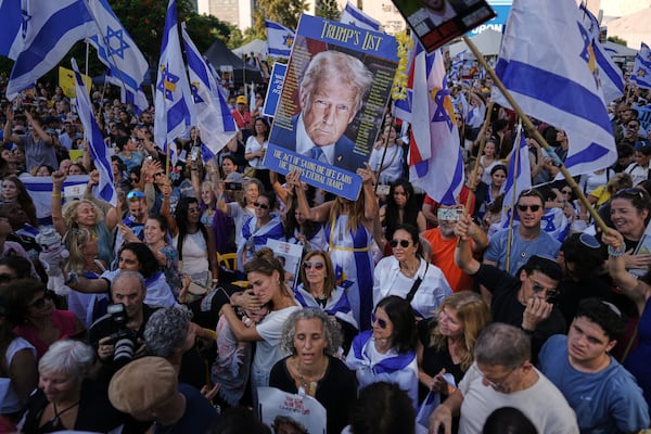 President Donald Trump was in Israel this morning, where people gathered as Hamas released all 20 remaining living hostages held in Gaza.