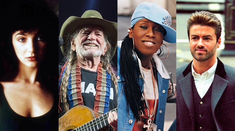 The 2023 Rock and Roll Hall of Fame class includes Kate Bush, Willie Nelson, Missy Elliott and George Michael. AP