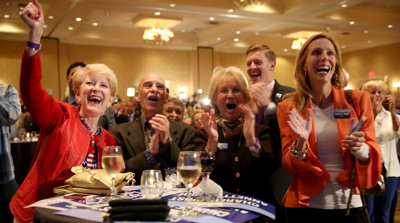 Come Nov. 8, Maloof and hundreds of politicos and neighbor folks will pack Manuel's— and a host of other Atlanta locales — to watch the presidential election results trickle in. (Photo by Joe Raedle/Getty Images)