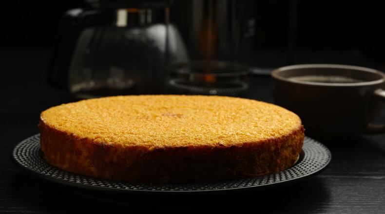 Ground almonds make up the base of this flourless cake, while clementines or oranges keep it moist. (E. Jason Wambsgans/Chicago Tribune/TNS)