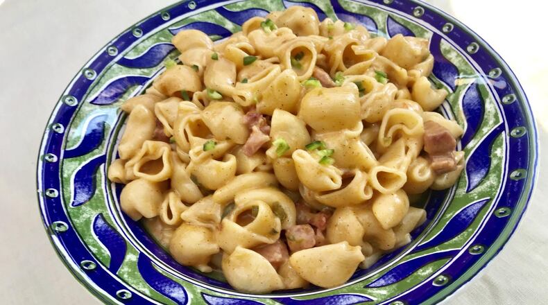 Creole-style Mac and Cheese is a quick meal with a spicy twist. LIGAYA FIGUERAS / LFIGUERAS@AJC.COM