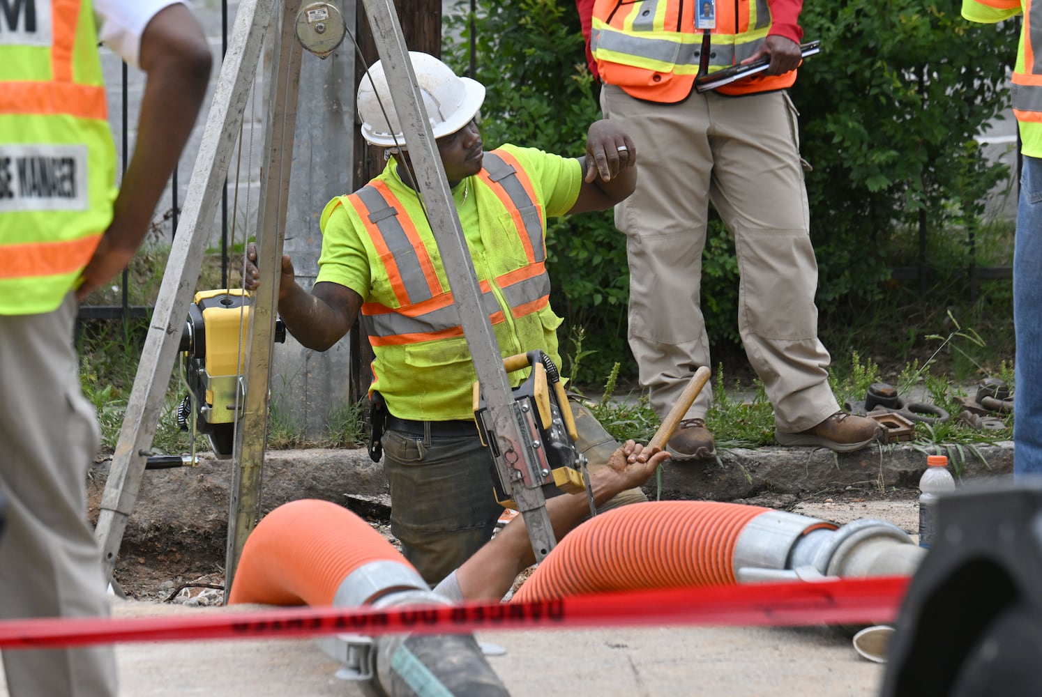 Water main break