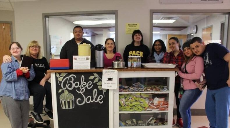 The coffee cart that Kim Kaczmarek and her students operated at Sleepy Hollow High School in New York State, which later spawned a retail storefront. (Kim Kaczmarek)
