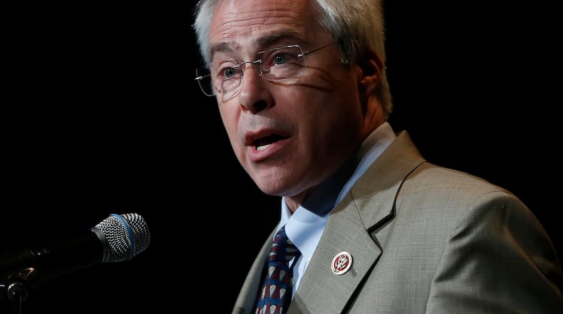 Former Rep. John Barrow. (AP Photo/Charles Dharapak) Rep. John Barrow, D-Ga., speaks at the Christians United for Israel Washington Summit in Washington, Tuesday, July 23, 2013. (AP Photo/Charles Dharapak)