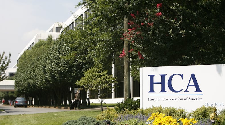 Nashville-based Hospital Corporation of America operates several hospitals in Georgia.  It made hundreds of millions of dollars in profit from the CARES Act. (AP Photo/John Russell)