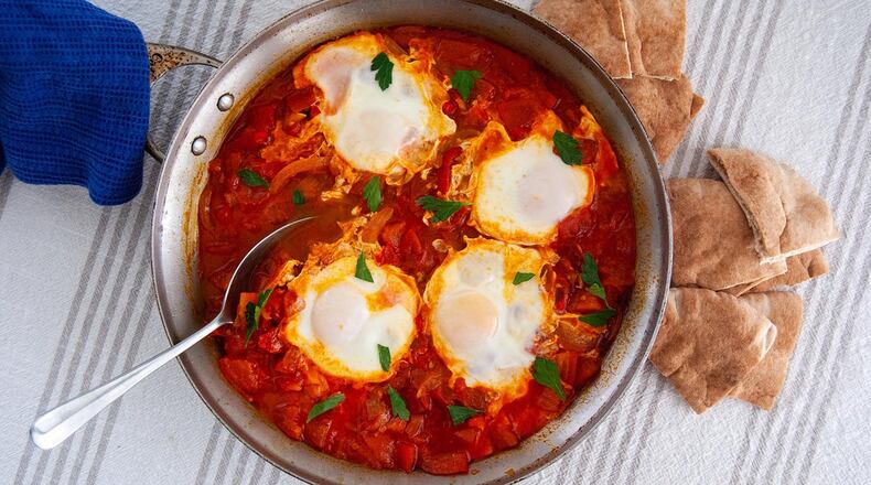 Smoky Summer Shakshuka. CONTRIBUTED BY KATE WILLIAMS