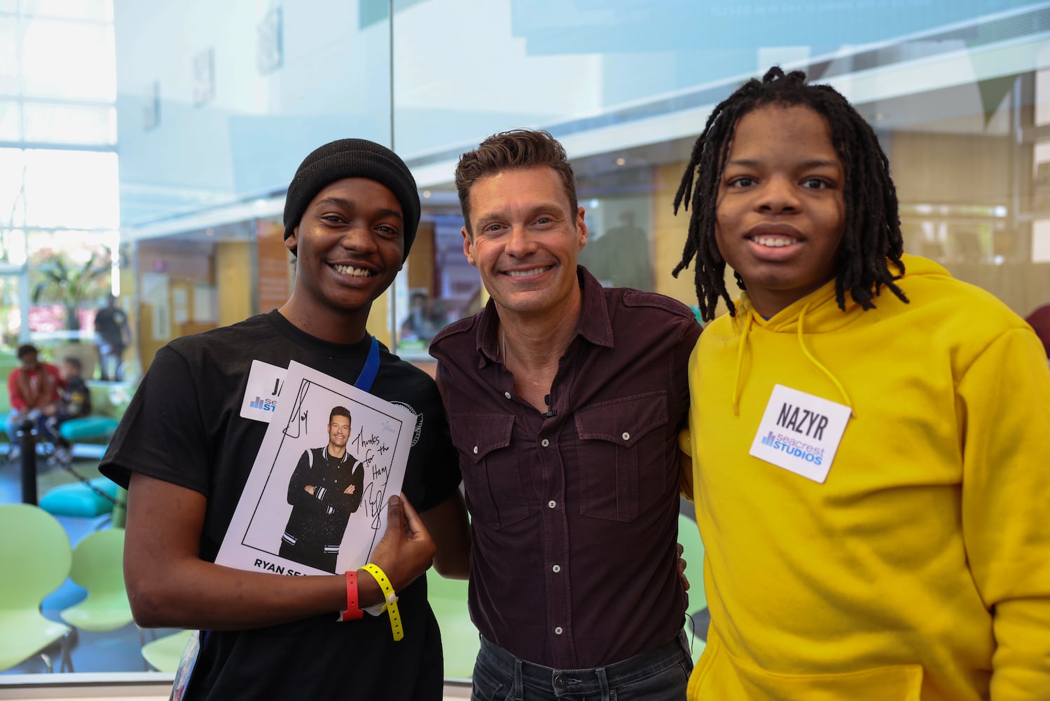 ‘No shortage of smiles’ as Ryan Seacrest surprises local children’s hospital