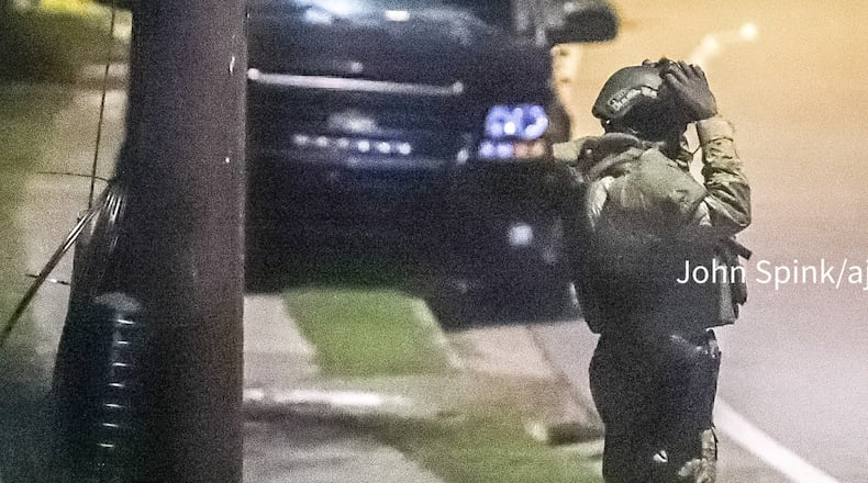 A DeKalb County SWAT member was on the scene of a negotiation Wednesday on Lavista Road.