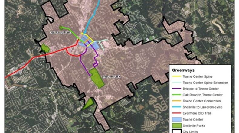 Snellville approves Greenway Master Plan. Courtesy City of Snellville