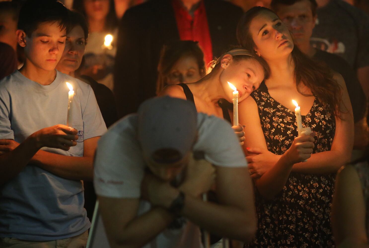 April 28, 2016, Milton vigil for UGA student