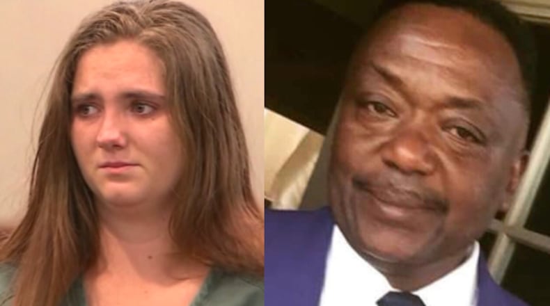 Hannah Payne (left) faces a murder charge after shooting and killing Kenneth Herring on May 7, Clayton County police said.