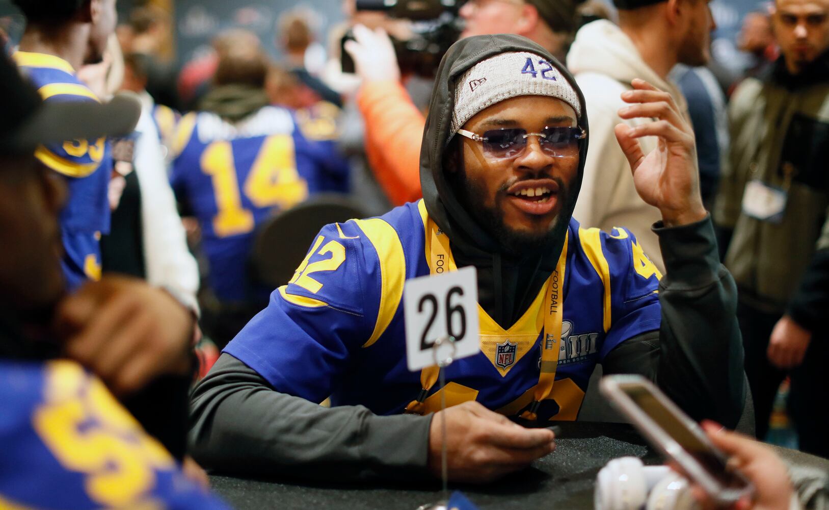 Super Bowl 53: Rams’ press conference faces of the week