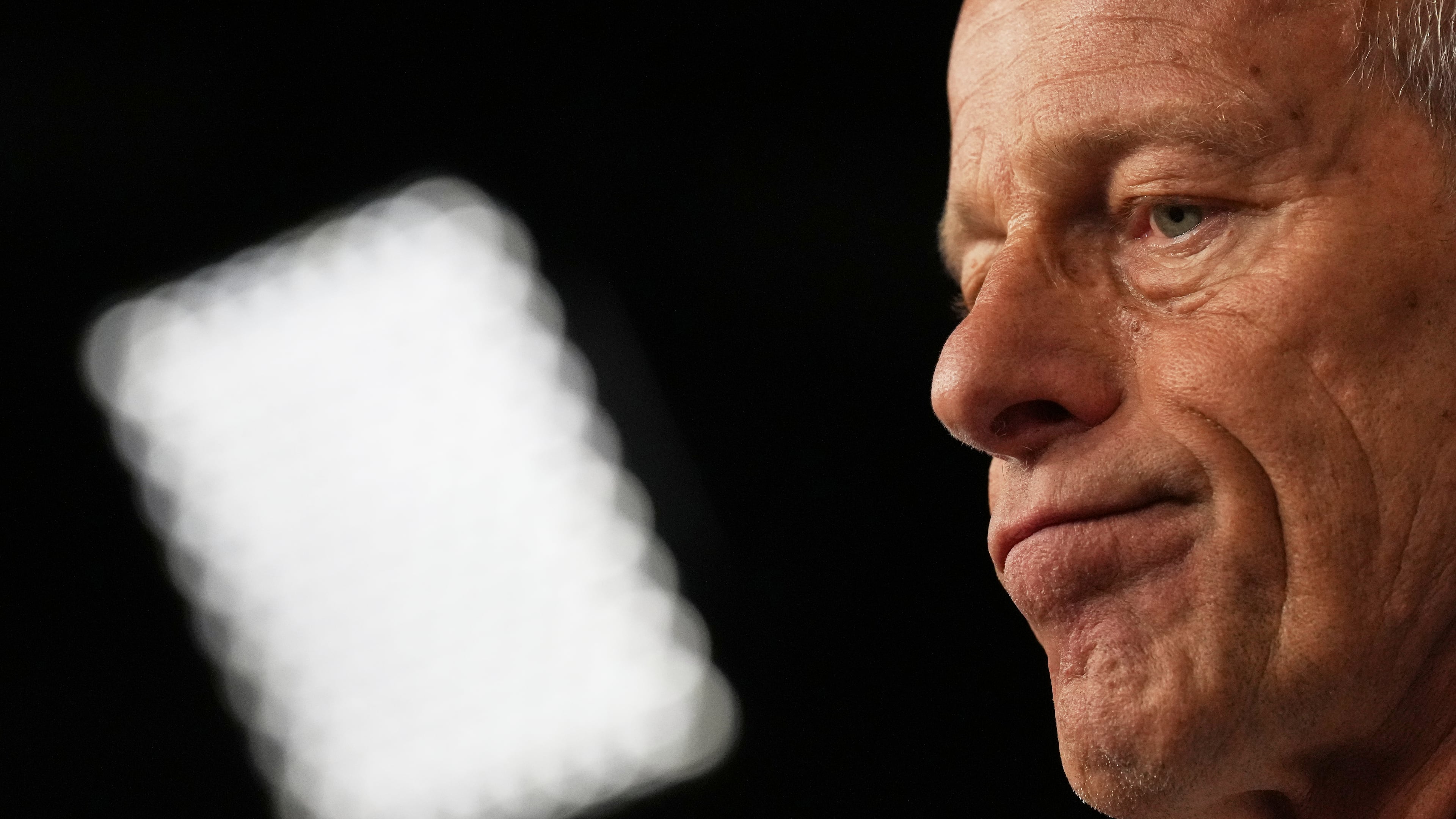 Senate Majority Leader John Thune, R-S.D., speaks to reporters Tuesday, Sept. 30, 2025, at the U.S. Capitol in Washington, as the U.S. government is on the brink of the first federal government shutdown in almost seven years.. (AP Photo/Jacquelyn Martin)