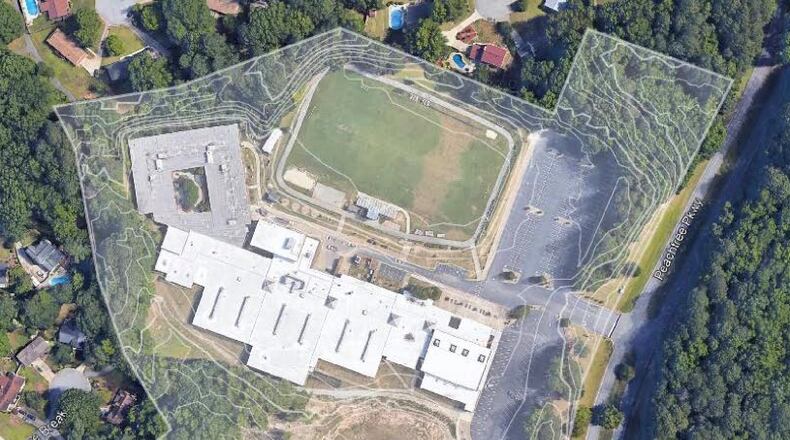 Fayette County must decide whether to renovate or replace the aging and crowded J.C. Booth Middle School in Peachtree City. Courtesy FCBOE