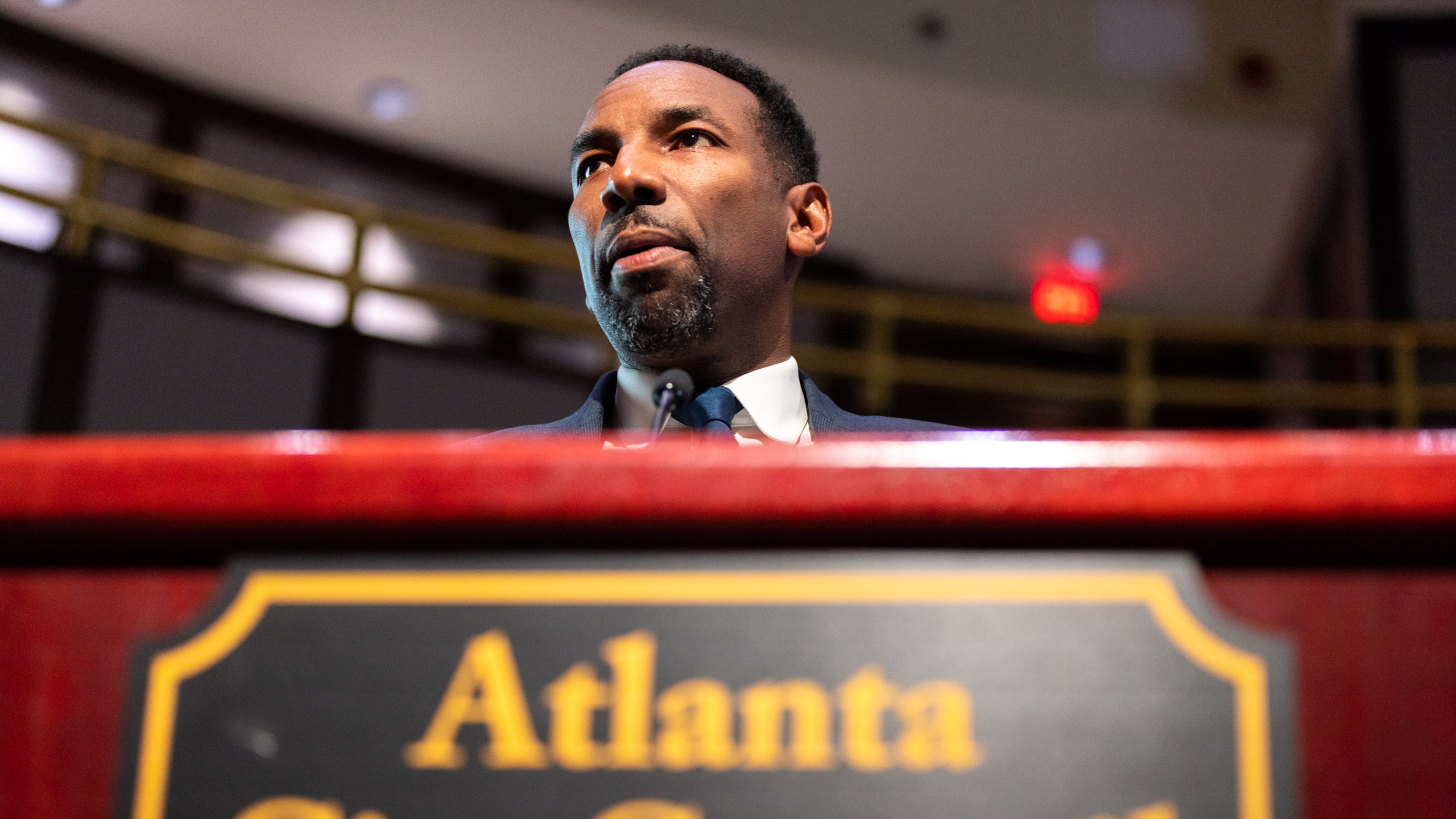 Mayor Andre Dickens has hosted multiple fundraisers for City Council member Marci Collier Overstreet who is running for council president. (Arvin Temkar/AJC 2024)