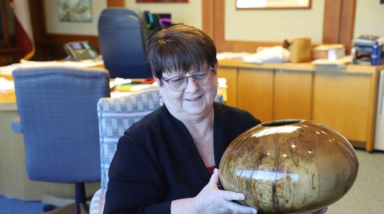 Charlotte Nash accepts the Atlanta Regional Commission's Harry West Visionary Leadership Award for 2020. (Courtesy Gwinnett County)