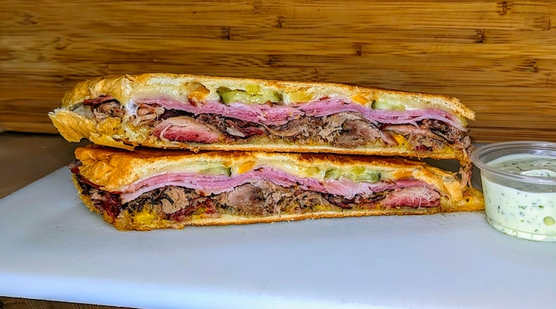 The Cubano sandwich from the menu of Atlanta pop-up Madre Garcia's uses pernil, a Puerto Rican roasted pork dish. / Courtesy of Madre Garcia's