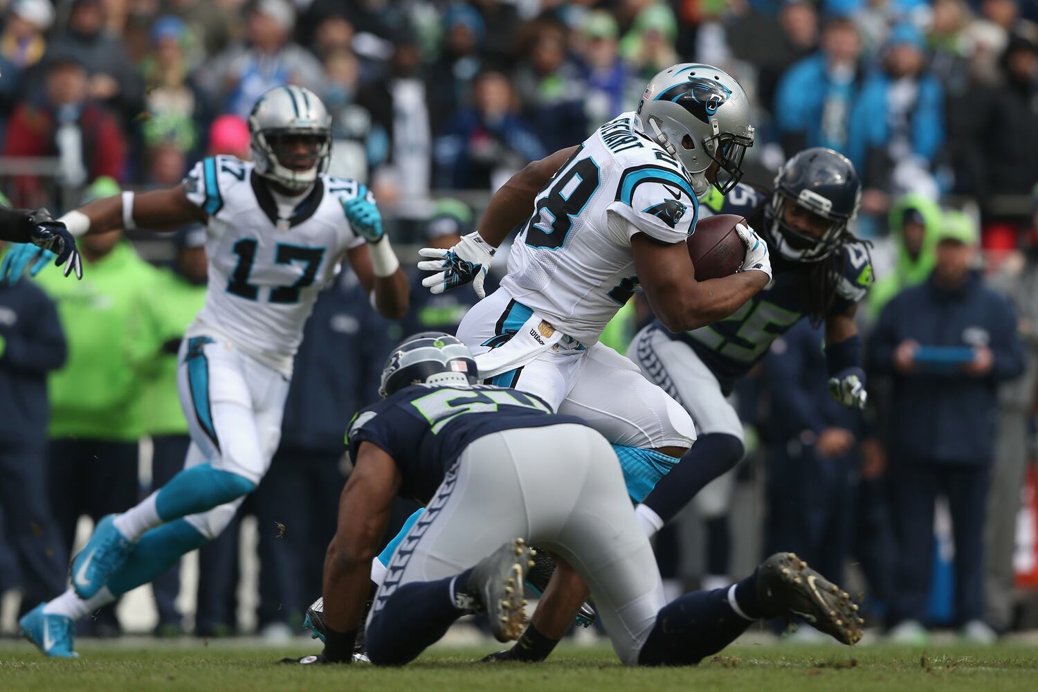 PHOTOS: Seahawks vs. Panthers, January 17