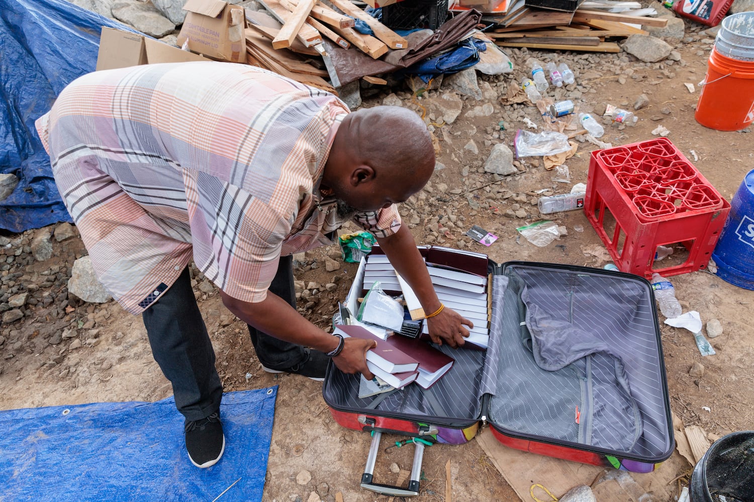 homeless camp