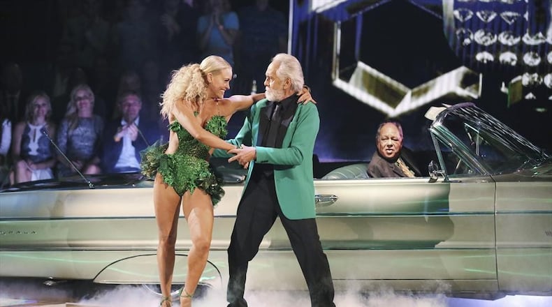 DANCING WITH THE STARS - "Episode 1901" -- "Dancing with the Stars" is back with an all-new celebrity cast and fresh show format. The competition begins with the two-hour season premiere, MONDAY, SEPTEMBER 15 (8:00-10:01 p.m., ET). The premiere episode kicked off with a spectacular live opening number featuring the entire cast and judges. Each couple then performed a Cha Cha, Foxtrot or Jive, vying for America's vote for the first time. (ABC/Adam Taylor) PETA MURGATROYD, TOMMY CHONG, CHEECH MARIN