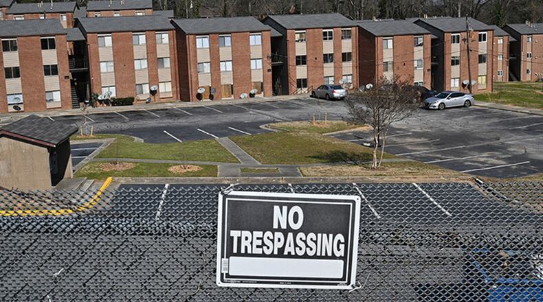 A woman was found dead inside a closet Friday afternoon at the Fairburn Gordon apartments, police said.