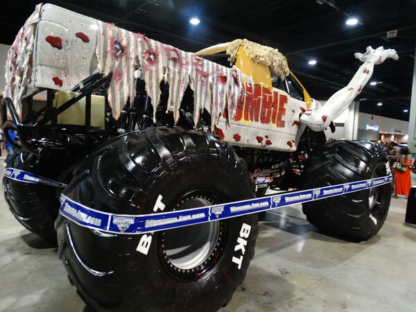 Zombies are still popular so why not a tricked out zombie monster truck? CREDIT: Rodney Ho/ rho@ajc.com