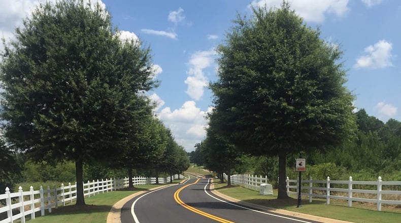 Sandy Springs recently approved a contract for pavement marking services. (Courtesy Tidwell Traffic Solutions)