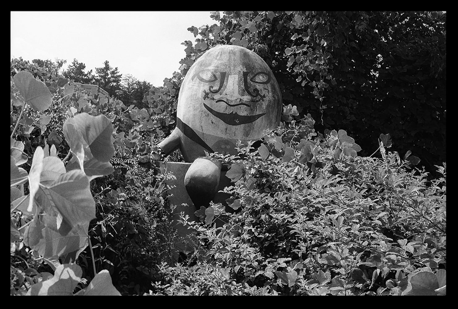 The ruins of Funtown Amusement Center