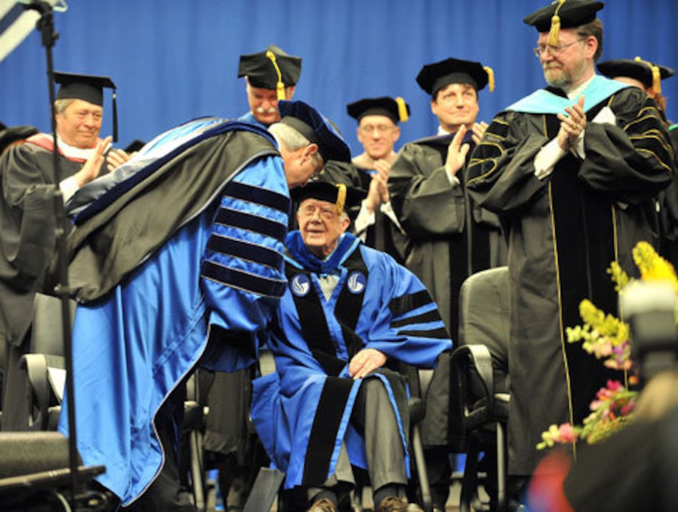 Jimmy Carter speaks at GSU commencement