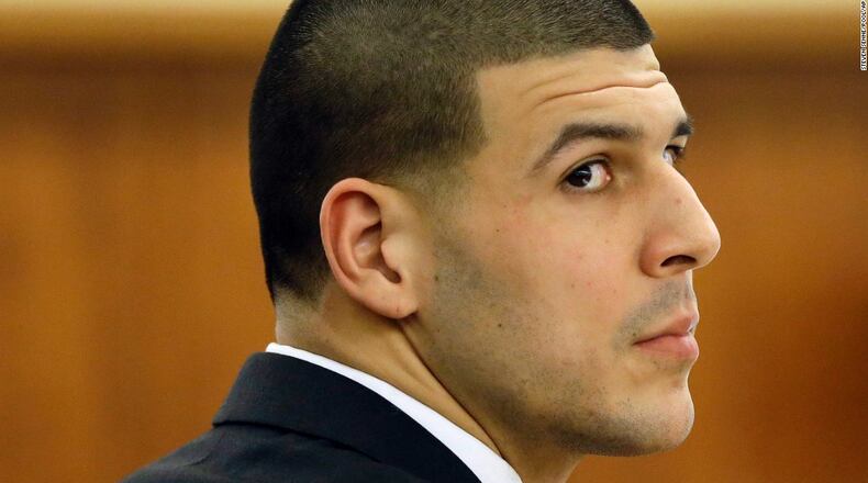Aaron Hernandez in court