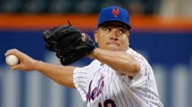 Bartolo Colon, who’ll be 44 in his 20th major league season in 2017, agreed to a one-year, $12.5 million deal with the Braves. (AP photo)