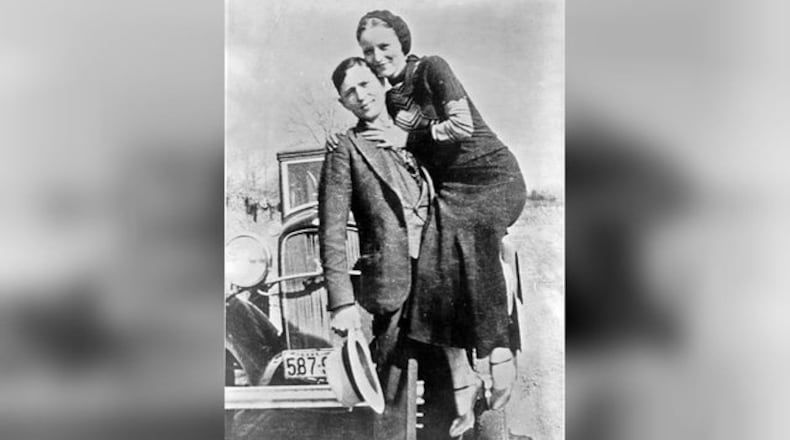 FILE PHOTO: Several items related to notorious outlaws Clyde Barrow and Bonnie Parker sold for more than $186,000 at a Boston auction.