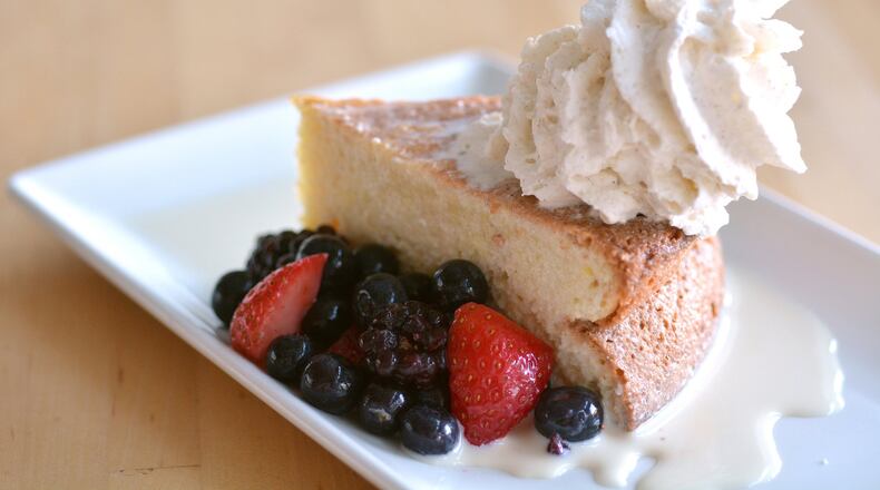 This is the Vanilla Bean Tres Leches Cake from Seed Kitchen & Bar, and it’s on their Cobb restaurant week menu.