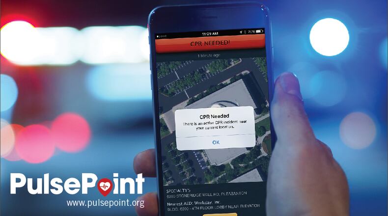 Milton Fire-Rescue has partnered with Alpharetta to unveil PulsePoint, an application that informs qualified citizens about 911 calls in case they might be able to act before first responders arrive. (Courtesy PulsePoint Foundation)