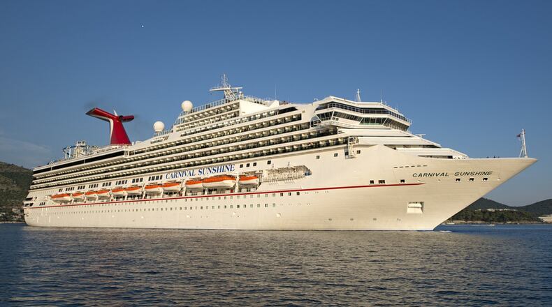 Carnival Sunshine is sailing out of Port Canaveral, trading places with Carnival Dream, which is now homeporting in New Orleans. (Contributed by Carnival Cruise Lines.)