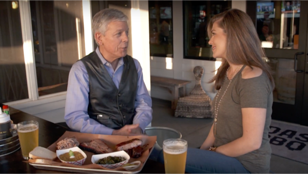  Titania Jordan (right) taping an episode of "Atlanta Eats." CREDIT: Atlanta Eats