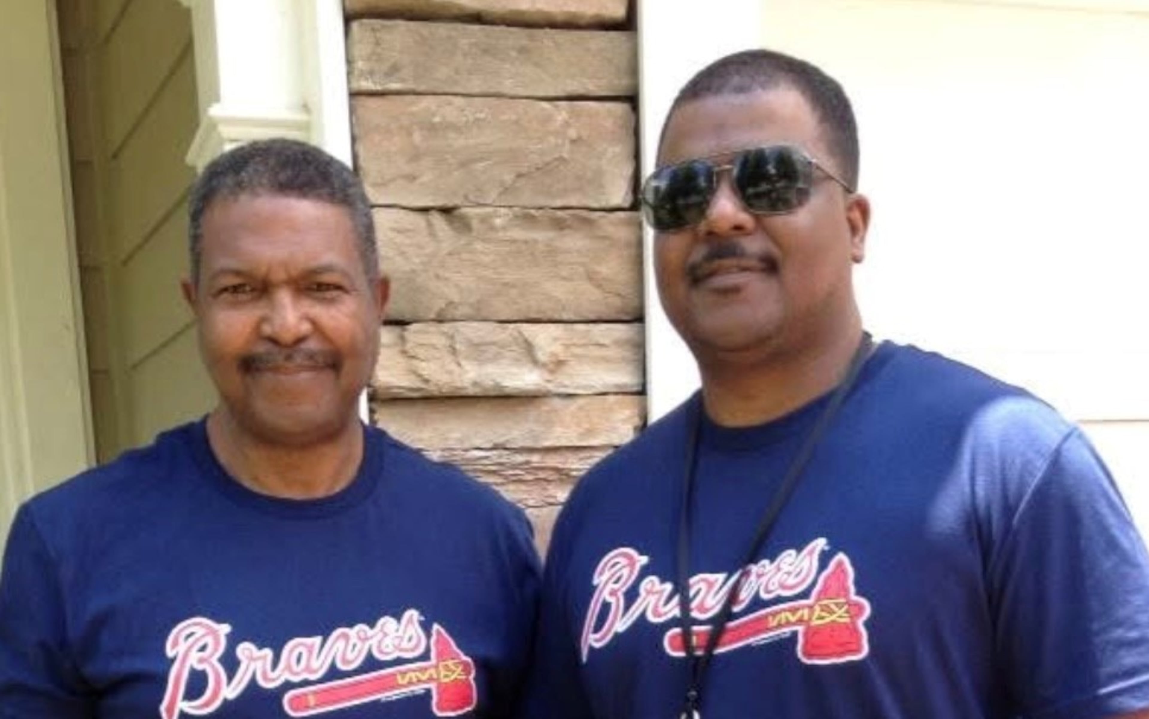 Leroy Chapman Jr. (right) with his father, Leroy Chapman Sr.