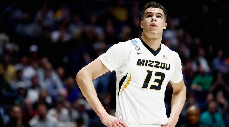 NASHVILLE, TN - MARCH 16: Michael Porter Jr. #13 of the Missouri Tigers looks on against the Florida State Seminoles during the game in the first round of the 2018 NCAA Men's Basketball Tournament at Bridgestone Arena on March 16, 2018 in Nashville, Tennessee. (Photo by Andy Lyons/Getty Images)