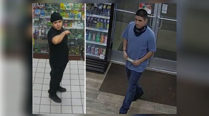 Cherokee County deputies are looking to identify two suspects in the fatal shooting of a 41-year-old man near an Acworth gas station last weekend.